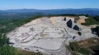 Yacolt Mountain Rock Quarry from Above