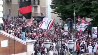 I tifosi del Foggia in corteo: 