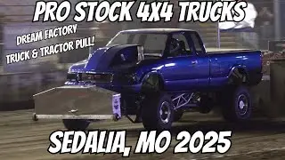 Pro Stock 4x4 Trucks from Sedalia, MO 2025 Dream Factory Truck & Tractor Pull!