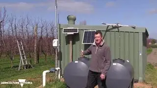 Stonefruit orchard Artificial Intelligence irrigation management system