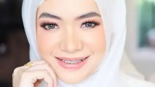 Muslim  Bridal glowy makeup  (Barbie look 🥰)