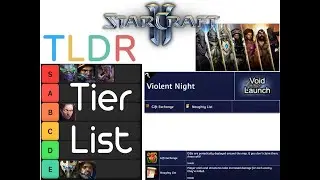 [TLDR Tier List] Violent Night [Starcraft 2 Co-op Mutation]