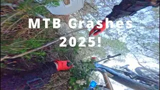 My Best Mountain Biking Crashes Of 2025!