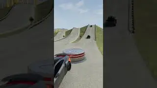 Crazy Speed Cars vs Huge Pit Bollards😜 &ndash; BeamNG.drive