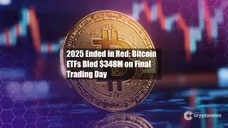 2025 Ended in Red: Bitcoin ETFs Bled $348M on Final Trading Day