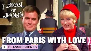 Jeannie Takes Tony To Paris | I Dream Of Jeannie
