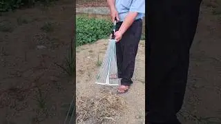 Telescopic Adjustable Garden Leaves Rake | Leaf Rake #shorts