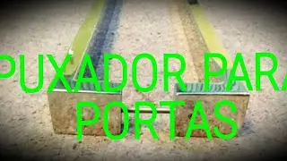Puxador de porta pivotante quadrado (dicas de como fazer )