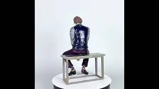 Roof Decoration Joker Heath Ledger Sitting Posture Figures Car Doll