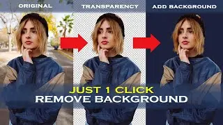 Just One Click To Remove and Add New Background | Photoshop 2023 | Remove Background