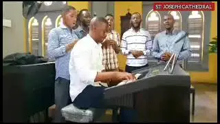 Sifa zake Bwana Mungu wetu By F. Nyundo - Live Purfomance Black Tenor's - St. Joseph Cathedral.