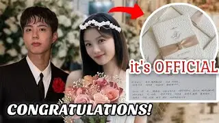 ITS OFFICIAL! Park Bo Gum and Kim Yoo Jung CONFIRM Their WEDDING This May?!