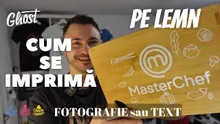 Cum se imprima pe lemn o fotografie sau text ?Personalizare multifunctionala de la Ghost White Toner