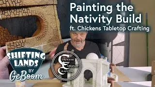 Раскрашиваю рождественский вертеп с @ChickensTabletopCrafting