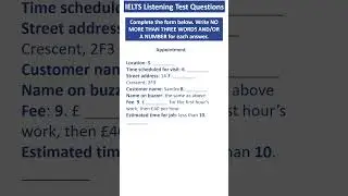 IELTS Listening Practice Test 2026 with Answers 18.01.2026 - Test #205