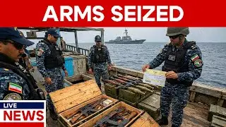 Iranian Arms Interdiction: US Navy Seizes Weapons Shipment as Tehran's Frigate Watches
