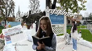 LIVING LIKE RORY GILMORE 🍂☕ visiting stars hollow, book haul & winter vlog