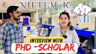 Analytic Interview With PHD Scholar | Hansika Sati Mam | NIFTEM-K #interview @NIFTEMK-india