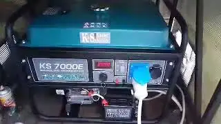 Запуск бензинового генератора K&ouml;nner&S&ouml;hnen KS7000E