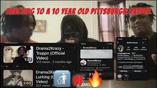 10 year old pittsburgh rapper drama2krazy reaction video ( was his music trash ? 👀🤷🏾&zwj;♂️)