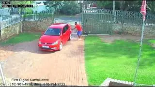 Install Home Security Los Angeles | Five minute burglary, despite the gate and barbed wire