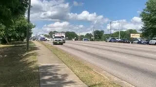 Multi-vehicle crash closes Capital Blvd at Trawick Rd