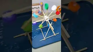 DIY Bottle Cap Water Wheel | Fun Craft #diy #art #craft #artandcraft #handmade #diyprojects