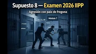 SUPUESTO Nº 8 – Examen Ayudantes IIPP 2026 | Caso completo
