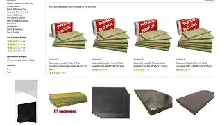 Egg crate foam vs rockwool sound insulation