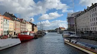Colourful houses in Copenhagen Denmark 🇩🇰#denmark