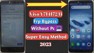 Vivo Y71 (1724) Frp Bypass Without Pc..!! Super Easy Method 2023 🔥🔥🔥