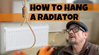 How to hang and plumb in a radiator
