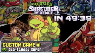 [WR] TMNT: Shredder's Revenge MIKEY OLD-SCHOOL Speedrun in 49:39