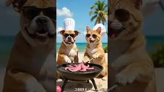 funny dog cat