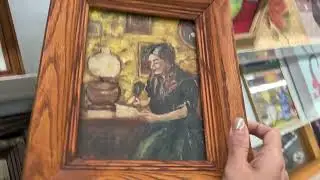 Found original oil painting! Thrift with me in Niagara Falls Ontario 