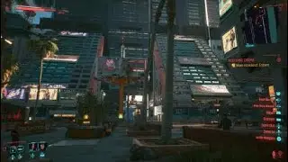 Cyberpunk 2077 Hotfix 1.22 Driving, Walking & Combat Test (PS4 PRO)