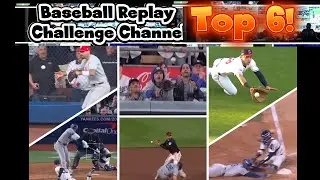 Top Six Countdown MLB Postseason Replay Manager Challenges
