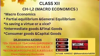 CLASS XII ,CH 1,2 (MACRO ECO)