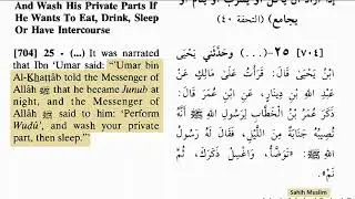 Wudu And Washing Private Part After Intercourse Then Sleep by hadeeth