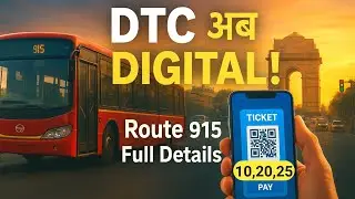 🚀 &ldquo;DTC अब DIGITAL! 🚌 Delhi Bus Route 915 Full Details | Online Ticket, Fare, Stops & Timing 2025&rdquo;