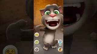 Talking Tom cat 00 eating video l 🐈 l #talkingtom #cat