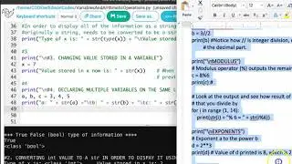 Introduction to Python 6 - Declaring Variables and Arithmetic Operations