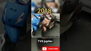 evolution of tvs jupiter journey (2013to2025)#viralvideo #automobile #youtubeshorts #evolution