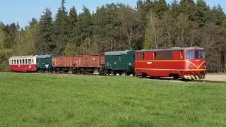Smíšený historický vlak s T47.011 ČKD - JHMD 2016