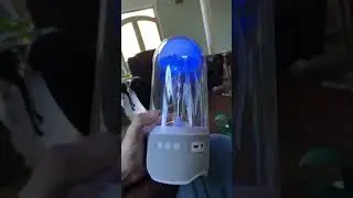 HeyTech Jellyfish speaker startup, connect, FM, light modes, motor on and off, and shutdown