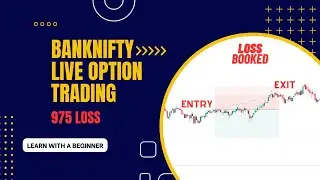 -975 Loss | Bank nifty Live Trading | SL Hunting Strategy  #optiontrading