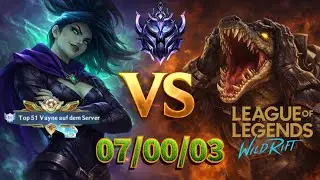 Vayne vs Renekton | Toplane | Wild Rift Deutsch | Diamant Elo | Perfektes Game 