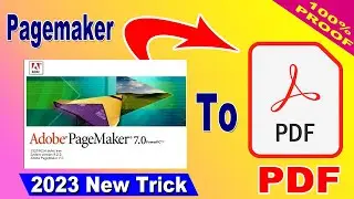 Pagemaker File Ko PDF Me Kaise Convert Kare | How To Convert Pagemaker File to PDF | #convert #sahu