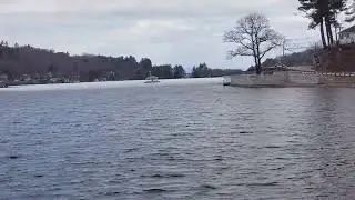 Alton Bay Lake Winnipesaukee is Wild Today.
