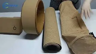 Hisens Custom Gym Organic Best Exercise Exercise cork Yoga Mat Custom Foldable Yoga Mat